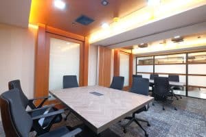 M Spaces conference room designed for meetings