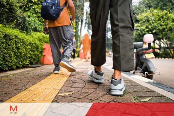 Modern city skyline with high-rise office buildings